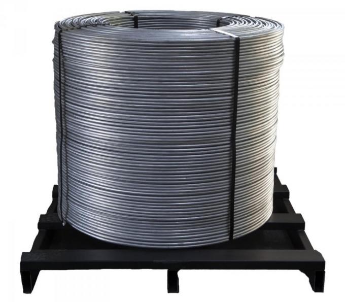 Pure Solid Cored Wire Alloy Calcium Cored Wire Diameter 13mm 0